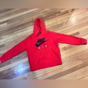Vintage Nike Air Sweatshirt  Red Tag Mens Lg Pullover 90's Red Black P3